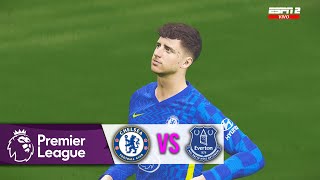 Chelsea v Everton - Premier League 2021/22 | PES 2021 Realism Mod Prediction