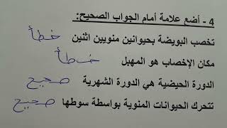 الفرض 2 الدورة الثانية النشاط العلمي المرحلة الرابعة المستوى السادس