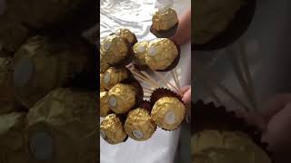 My #diy #craft #chocolatebouquet #ferrerorocher #trending #viral #beta #love #welcomeparty ❤️