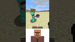 (Technoblade) Oi Oi Oi Villager meme #shorts #minecraft