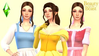 Princess Belle [Beauty And The Beast] : Sims 4 I Create a Sim