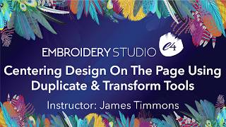 Centering Design On The Page Using Duplicate and Transform Tools (Short)