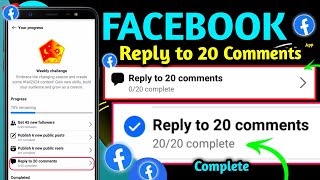 reply to 20 Comments weekly challenge facebook // how to reply to 20 Comments