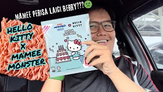 Review Perisa Laici Beri, Hello Kitty x Mamee Monster (Limited)