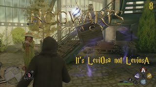 It's LeviOsa not LeviosA - Hogwarts Legacy Walkthrough Part 8 PS5 (No Commentary)