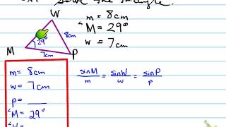 MCF3M -- 5.3 Sine Law