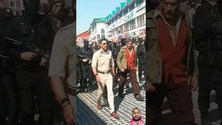 Live Bollywood Shooting at lal chowk Srinagar.. #Singham3 #ajaydevgan #jkshrof || #army #police