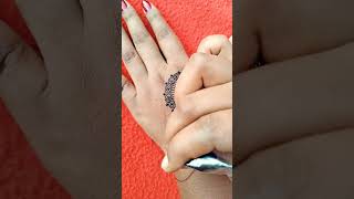 Stylish 😍 Jewellery Mehndi Design #shorts #mehndi #mehndidesign #viralvideo #newtrend #henna