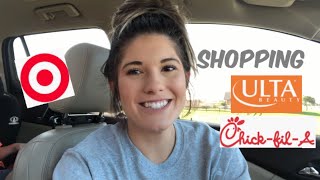 Grocery Shopping| Target| Dollar Tree| Ulta| Vlogtober Day 7