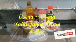 Resep / Cara Masak """" Oseng ~ Oseng Tahu Jamur Tiram Pedas """