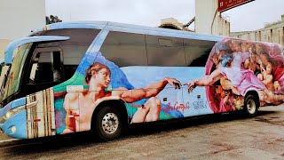 No ônibus de Michelangelo da Barra Funda ao MIS Experience + exposição