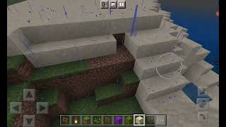 Minecraft. I'm building a bridge. Part 9