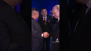 Vladimir Putin, hand shake with Kim jong un North korea