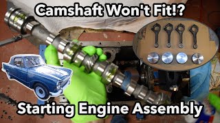 Errr The Camshaft Won't Fit - Starting The Engine Build | Triumph Herald 13/60 Restoration | Part 25