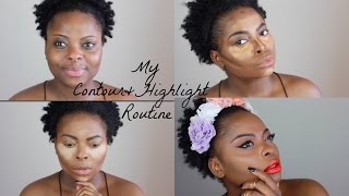 My Foundation, Contouring & Highlighting Routine | Loveglam