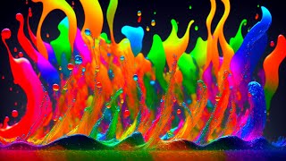 Soothing Visuals Color Thearapy (No Sound)- Colorful Video Relax Alleviate Mental Disorders Symptoms