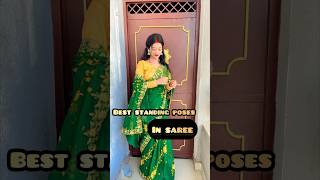 Best standing pose in saree💚/best pose ideas for girls/RADHA RAJVANSHI ❤️#viral #ytshorts #shorts