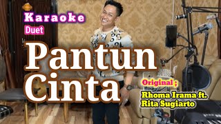 PANTUN CINTA Karaoke duet | Rhoma Irama ft. Rita Sugiarto | Karaoke rumahan | Cover by Supian