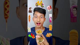 Enjoy emoji food eating ASMR 😍🥳#asmr #food #mukbang