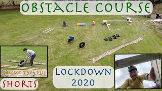 Shorts -  (Home / Field) Obstacle / Parkour Course // Eddie Hall Inspired // #shorts