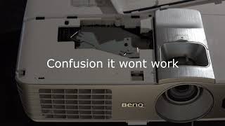 Benq w1070 Projector Lamp Replacement EASY