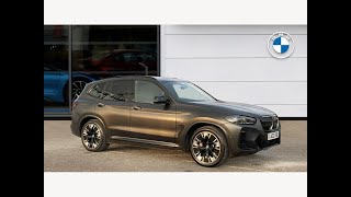 BMW APPROVED USED CAR OVERVIEW (2022) BMW iX3 Matt Finish - Sophisto Grey with Matt Finish PPF Wrap.