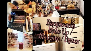 RANGEMENTS MAKE UP et BIJOUX 2019 !