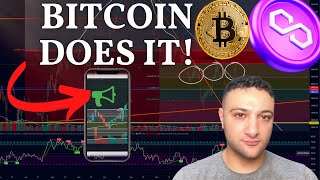 Bitcoin breaks PAST $22K - MATIC is Hot Hot HOTTTTTT!!