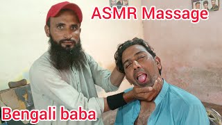 ASMR Head,back & arms Massage For Relax By Baba Bengali | ASMR Massage For Deep Sleep 😴