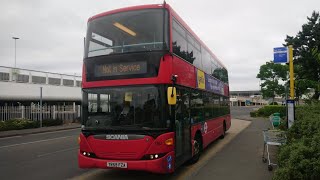 *Ex-London Beast* Morebus Scania N230UD Omnicity 1187 (YR59 FZA) on the m1 to Poole