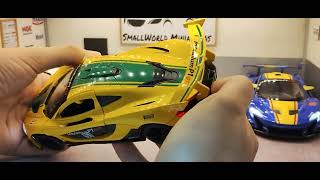 CARRINHO MINIATURA MCLAREN P1 GTR ESCALA 1/22 SOM/LED BUZINAR$ 219,00#mclaren #mclarenp1