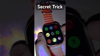 Secret Trick 💯 T900 Ultra / T800 Ultra Smartwatch Trick for Apps #shorts