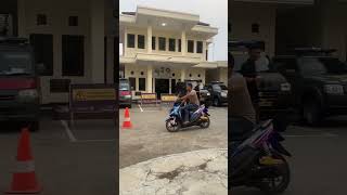 Praktek Ujian Bikin SIM Sepeda Motor