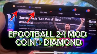 EFOOTBALL 2024 MOD UNLIMITED RESOURCES PES 2024 #efootball #efootball2024 #pesmobile #pes