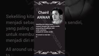 Chairil Anwar #20 | Positive Inspiration Thought | Indonesian-Russian-English #quoterusiaindonesia