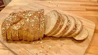 Honey Oatmeal Bread 🍞 #homemadebread #easybread