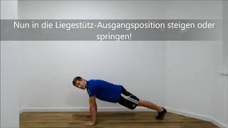 Training mit Hannes: Übung Burpee