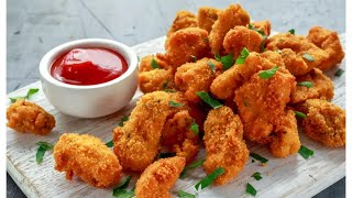 Chicken nuggets|Copeza pule me veze& buke te grire|Easiest way to make crispy chicken|Pollo impanato