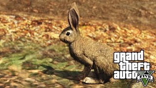 GTA 5 PS4 Next Gen - Easter Eggs Hunting, Play As Animals! Gameplay