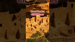 Ancestral Puebloan Cliff Dwellings at Mesa Verde National Park #shorts #nativeamericanheritage