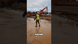 Kuli Proyek Tak Sengaja Jatuh Saat Kerja #shorts