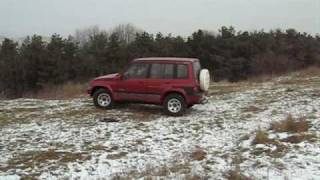 vitara soso car on the hill