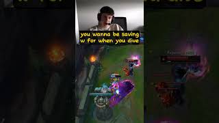 HOW TO DIVE PROPERLY  #leagueoflegends #challenger #leagueoflegendsmemes #leagueoflegendsclips