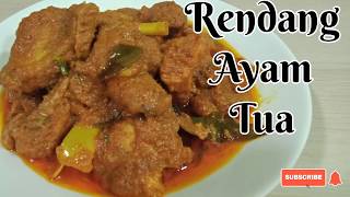 Resepi Rendang Ayam Tua paling Sedapp!! Rugi tak cubaa !