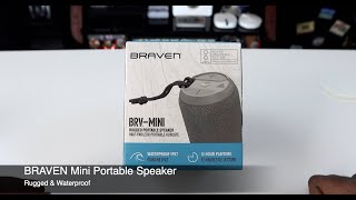 Braven Mini Waterproof Bluetooth Speaker (Sound Test)