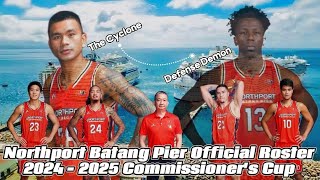 Northport Batang Pier Official Roster 2024 - 2025 PBA Commissioner's Cup