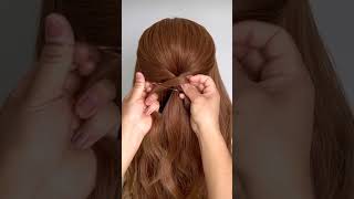 How to make bow hairstyle #viral #shortsvideo #fashion #shortsfeed