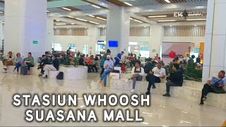 🔴AKSES UTAMA Menuju Stasiun Whoosh Halim yang suasananya seperti Mall