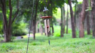 BEST PERSONALIZED RETIREMENT GIFT CHOICE FROM ASTARIN |  Hummingbird wind chimes