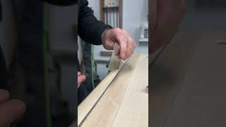 How to burnish a work hardened card scraper #handtools #woodworking #satisfying